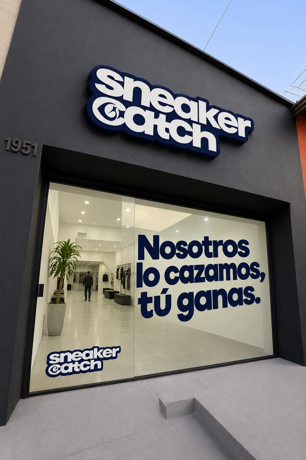 Mockup: Fachada del local